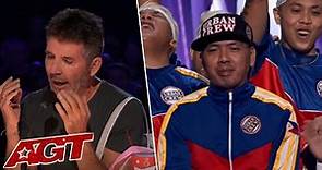 Urban Crew Dancers From The Streets of The Philippines ROCK America's Got Talent Stage!