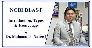 Introduction to BLAST, its Types & Homepage | Lecture 2, Part 1 by Dr. Muhammad Naveed