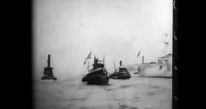 1898 - The fleet steaming up North River - James White; James Stuart Blackton; Albert Edward Smith