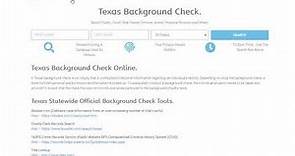 Texas Public Records (Search Online Using A Massive List Of TX Public Records)