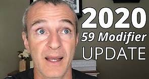 Physical Therapy 59 Modifier Update 2020