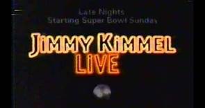 Jimmy Kimmel Live premiere commercial (2003)