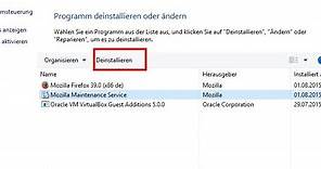 Windows 10 und 11: Programme deinstallieren
