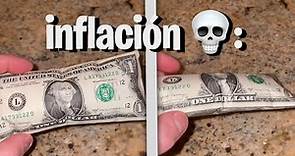 la verdadera inflación 💀: