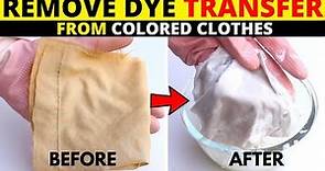 Safest Way to Remove Dye Transfer Stains From Colored & White Clothes With Vinegar | House Keeper