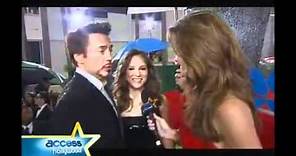 RDJ & Susan Downey can't get enough of each other at the Golden Globes