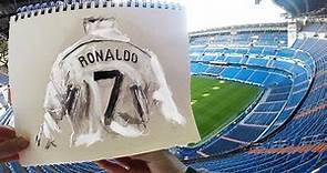 Cristiano Ronaldo - Sketchbook Animation by Richard Swarbrick