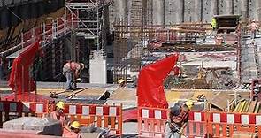 Bau des neuen Landratsamtes Reutlingen schreitet voran