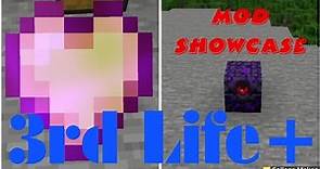 3rd Life+: Amazing Minecraft mod that gives you only three lives! (Mod Showcase)