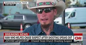 Texas church shooting hero left his shoes, picked up a gun (entire CNN interview)