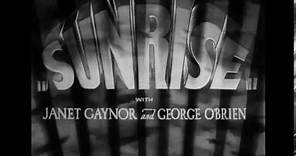 AMANECER (SUNRISE) - Dir. F.W. Murnau - TRAILER