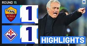 ROMA-FIORENTINA 1-1 | HIGHLIGHTS | 9-man Roma hold onto draw | Serie A 2023/24