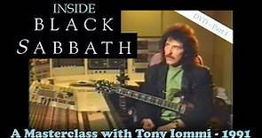 Inside Black Sabbath - Tony Iommi interview - 1991 - DVD Part I