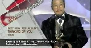 Kitaro - Acceptance Speech for Grammy Award