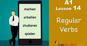 Learn German for beginners A1 - Verb Conjugation (Part 2) - Lesson 14