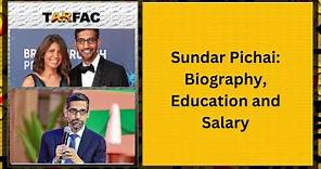 Sundar Pichai : Biography, Education and Salary #biography #businessman #sundarpichai