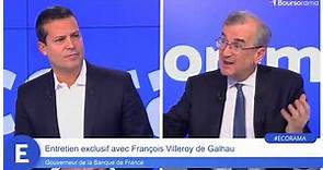 Passage du Gouverneur François Villeroy de Galhau dans l'émission Ecorama | Banque de France