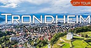 Trondheim, Norway - City Tour & Drone, 4k