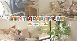 Micro Living in my 20 sqm Apartment 🐣 10 tips how to maximize tiny space