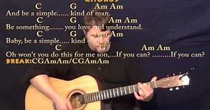Simple Man (Lynyrd Skynyrd) Strum Guitar Cover Lesson with Chords/Lyrics #simpleman #guitarlesson