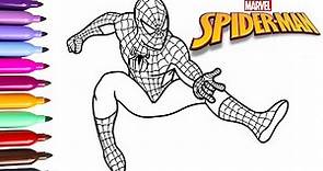 Spiderman Dibujos para Colorear Videos para Niños
