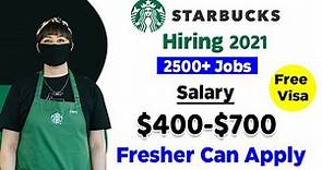 Starbucks jobs in 2021 | Starbucks Job | Starbucks in US | how to get a job at Starbucks