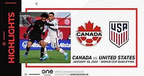 HIGHLIGHTS: Canada vs. United States (World Cup Qualifying, Jan. 27, 2022)