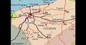mapa de Yucatan [ Estado de Yucatan ]