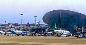 杭州蕭山國際機場飛機滑行 Hangzhou Airport (China)