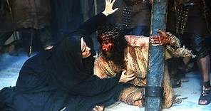 The Passion Of The Christ - most powerful scene - Mary consoles Jesus carrying the Cross
