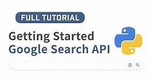Getting Started With Google Search API For Beginners In Python | Full Tutorial