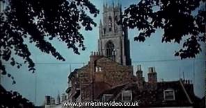 Archive film of Boston, Lincolnshire