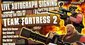 TF2 Live Signing with Robin Atkin Downes(Medic)