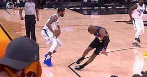 Paul George sends Chris Paul flying and drills a 3 😮 Suns vs Clippers Game 5