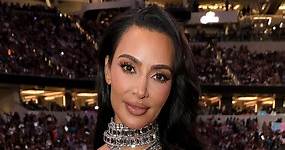 Kim Kardashian Wore a Bra Top Made Entirely of Swarovski Crystals to Beyoncé's Renaissance Concert