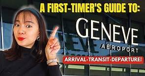 GENEVA AIRPORT: Arrival and Departure Walk-through (WATCH BEFORE YOU GO!)