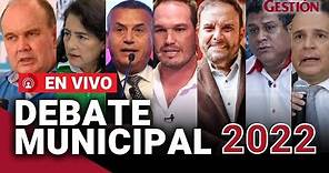 PERÚ: Debate municipal 2022 EN VIVO | candidatos a la alcaldía de LIMA confrontan propuestas