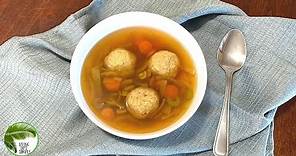 Traditional Matzo Ball Soup - Easy & Vegan Matzo Ball Soup Recipe