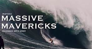 Massive Mavericks - Big Wave Surfing - Biggest swell of the year hits California - 12.28.23