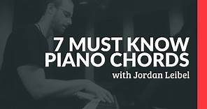 7 Types Of Chords Every Piano Player Must Know - Piano Lesson (Pianote)