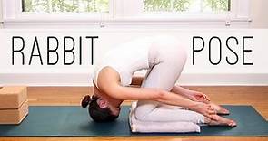 RABBIT POSE - Sasangasana - 15 Minute Yoga Practice