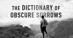 The Dictionary of Obscure Sorrows: For Lack Of A Better World