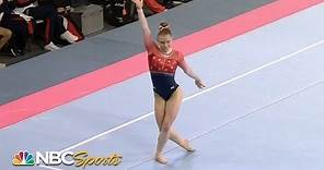 Jade Carey wins World Cup Gymnastics floor gold in Melbourne | NBC Sports