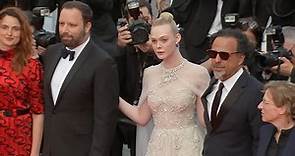 Elle Fanning looks stunning in bejewelled tulle princess gown