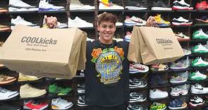 Noah Beck Goes Shopping For Sneakers With CoolKicks