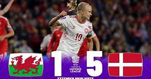 Denmark vs Wales | Highlights | UEFA Women's Nations League 26-09-2023