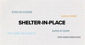 What do "shelter in place" or "stay at home" orders really mean?