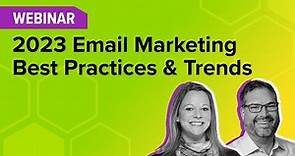 10 Email Marketing Tips | 2023 Best Practices | Webinar