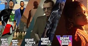 All Grand Theft Auto Reveal trailers (GTA 3- GTA 6)