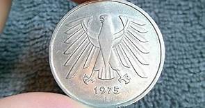 1975 F Germany 5 Deutsche Mark Coin • Values, Information, Mintage, History, and More